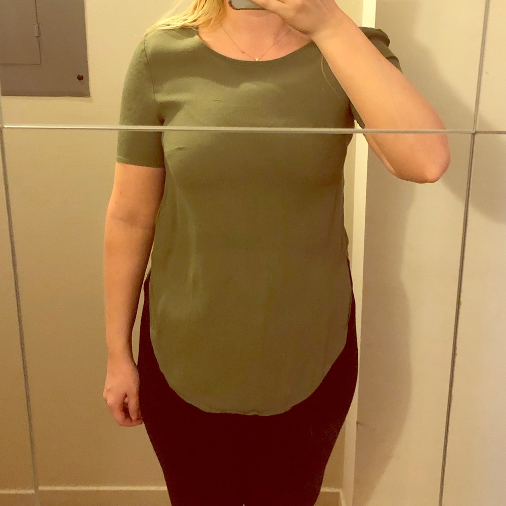 green shirt